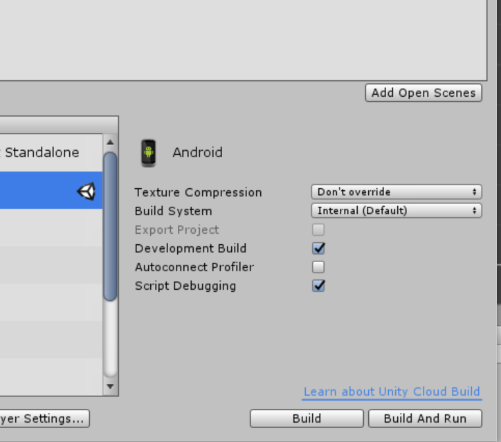 Unity debugging for android devices Stack Overflow