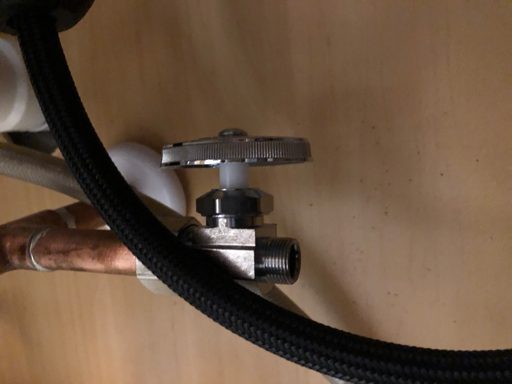 plumbing Help with under the sink filter installation Home