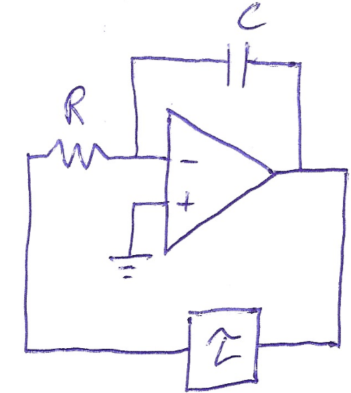 operational amplifier Calculating the loop gain for an ideal opamp