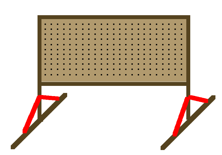 woodworking Is my pegboard stand design reasonable? Home