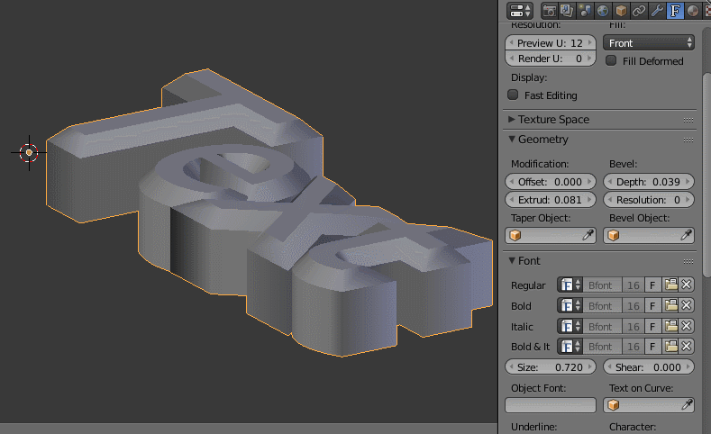 Stea OraÈ SemnÄturÄ Blender Text To Mesh Elchefjames Com