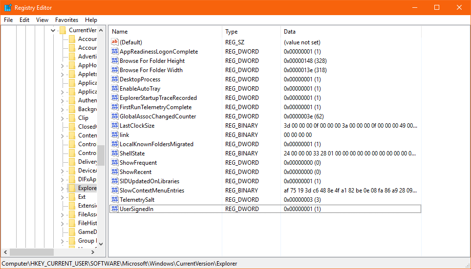 registry Windows 10 toast notification issue Stack Overflow