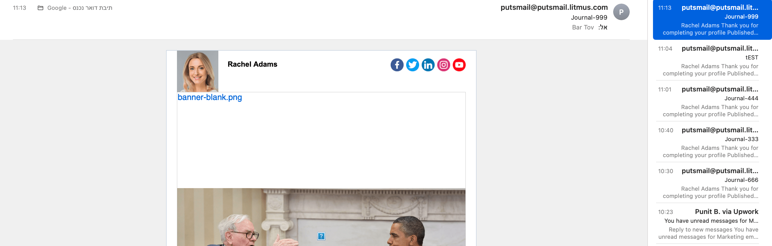 newsletter Email template issue in Apple MAC Mail client Stack Overflow