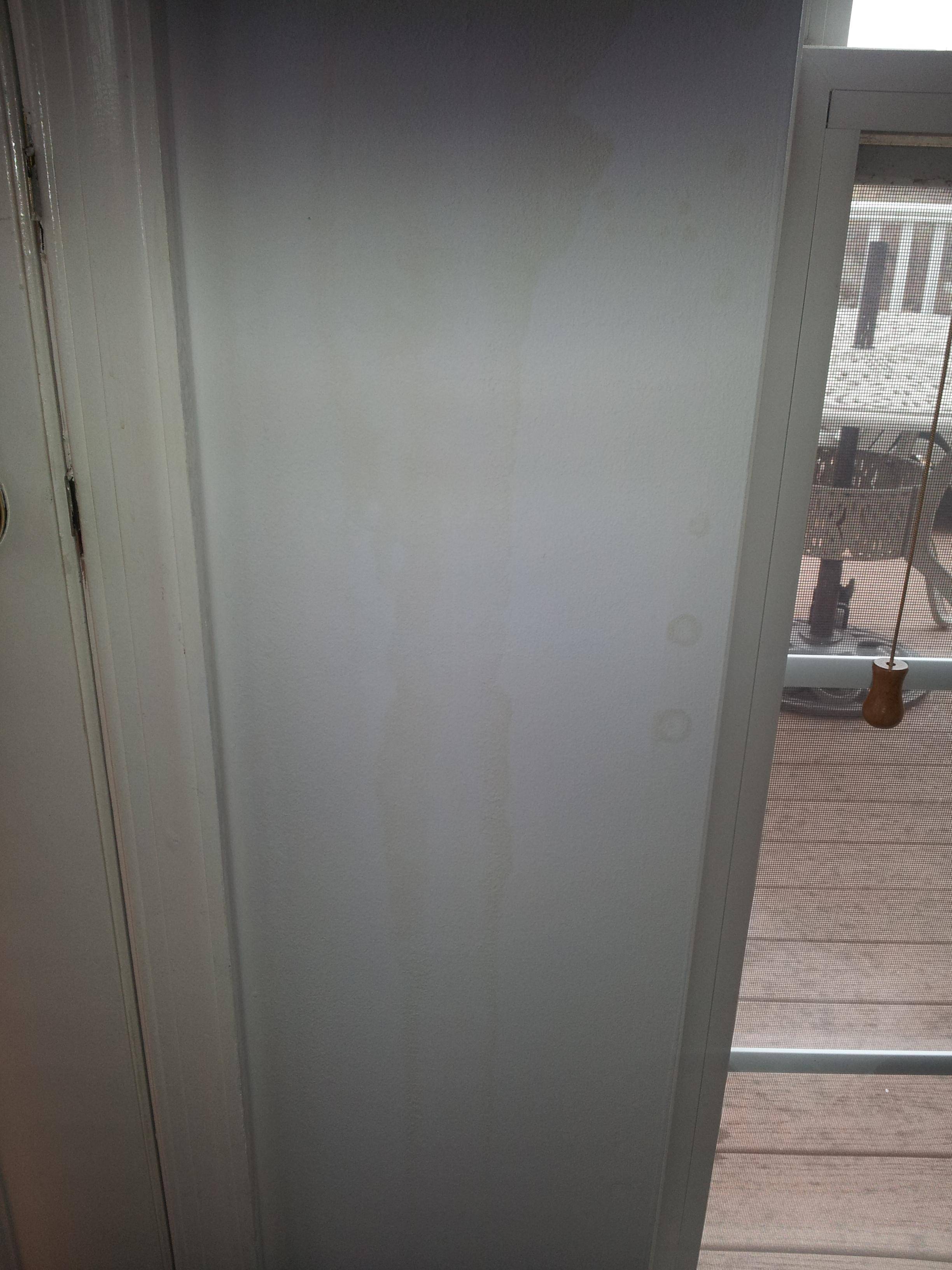 drywall How can I cover water stains on this wall Home Improvement