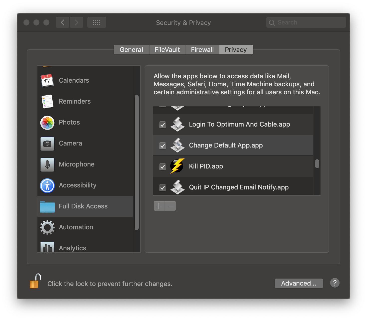 applescript Is it possible to script what applications should open
