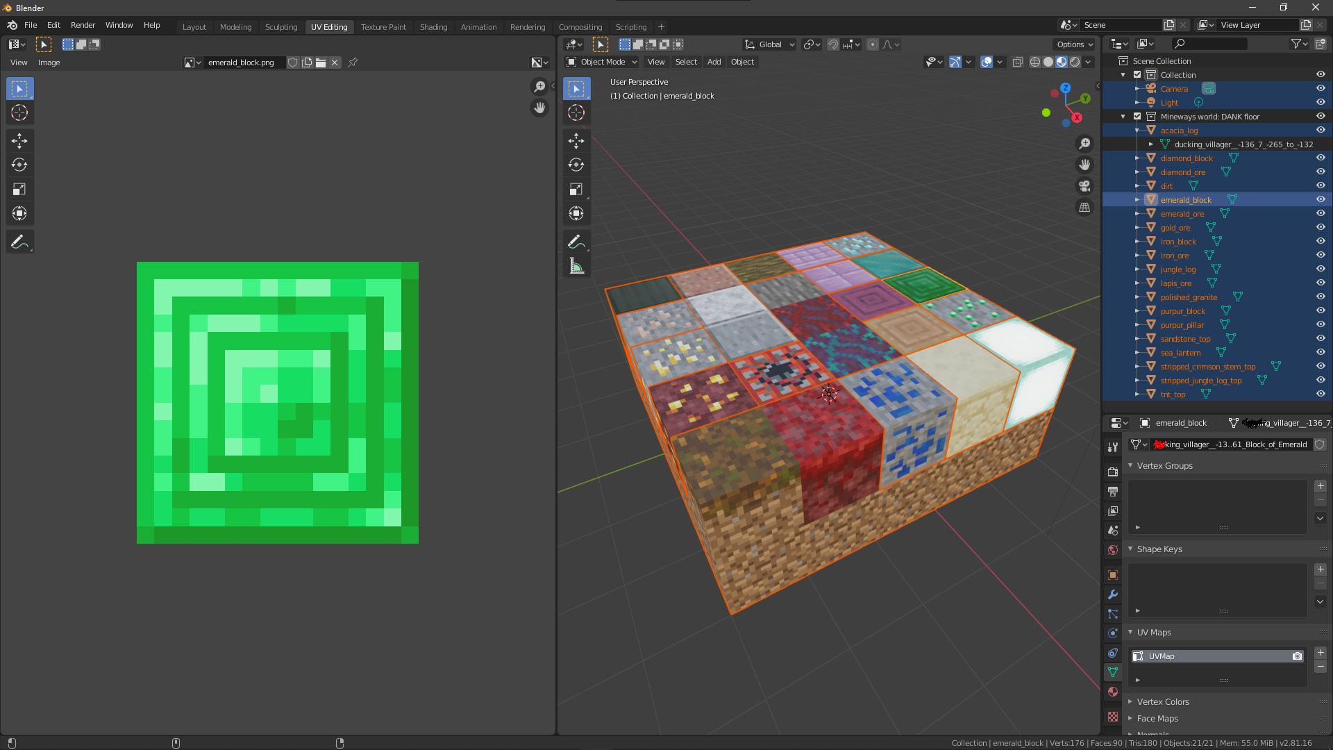 lighting how do i unwrap multiple objects to secondary uv map