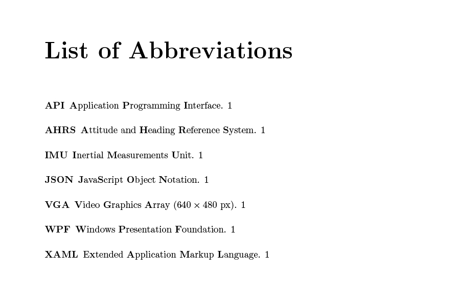 acronyms Generate a list of Abbreviations which occur in the text? TeX LaTeX Stack Exchange