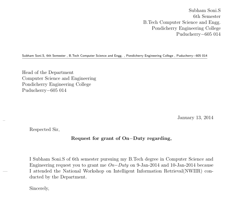Altering the scrlttr2 format the Indian Style TeX LaTeX Stack Exchange