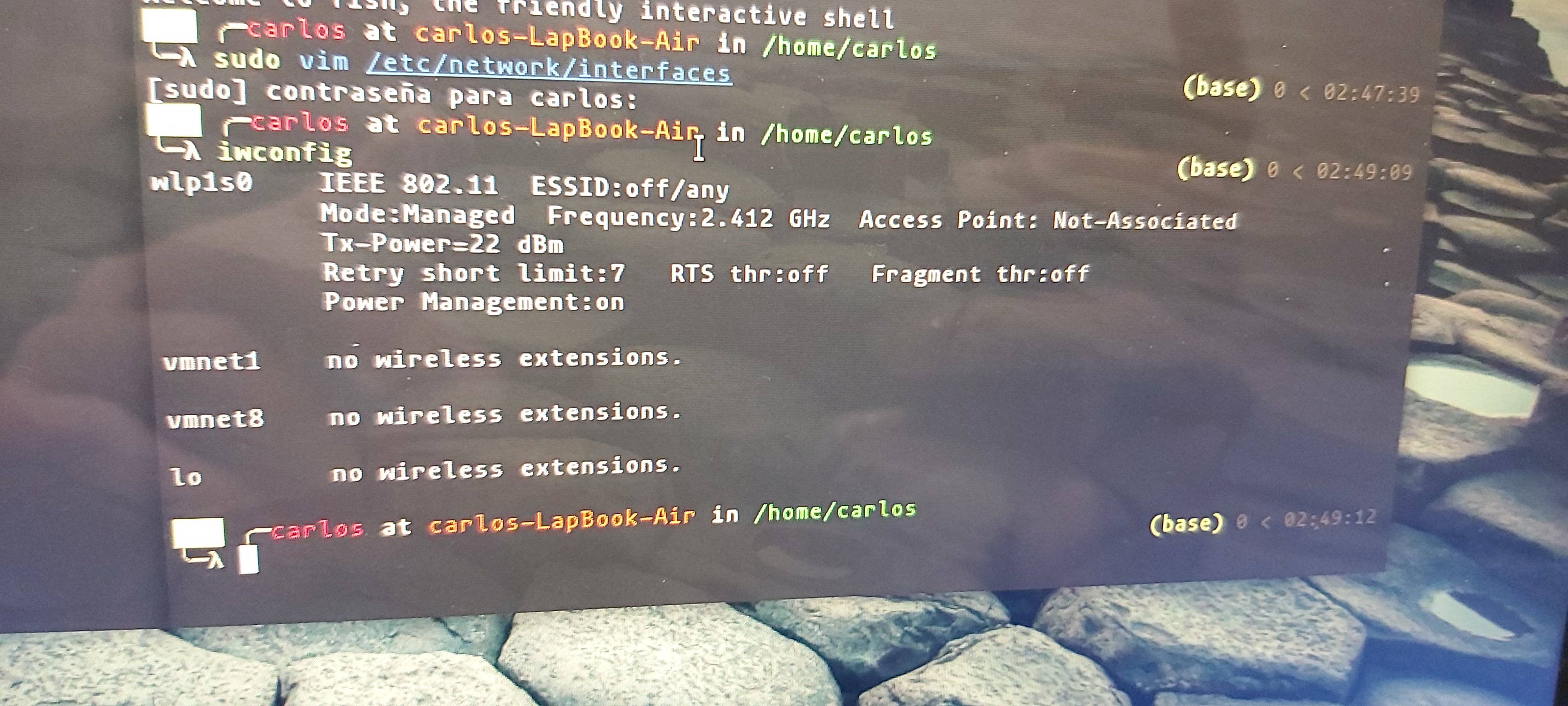 networking I broke my wifi interface configuration with wicd, how can