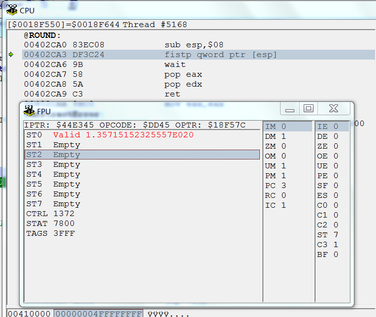 delphi Invalid floating point operation calling Trunc() Stack Overflow
