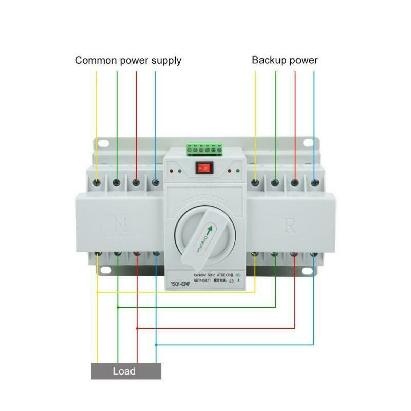 generator - How to provide backup power to a three-phase European home