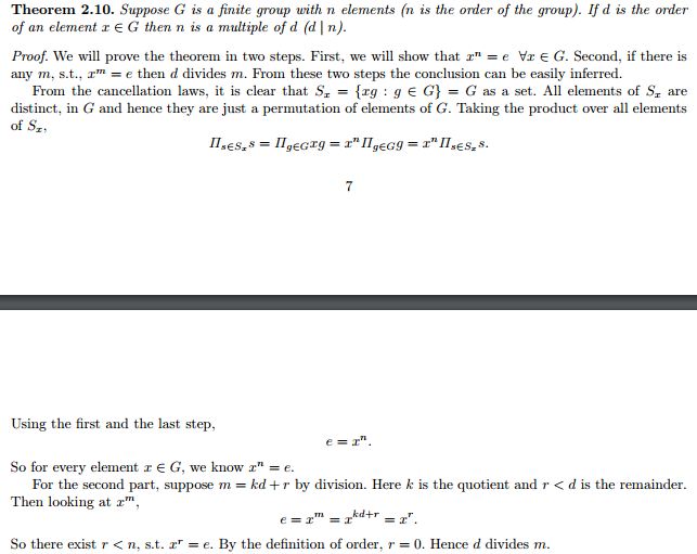 abstract algebra Find the flaw in the given proof. Mathematics