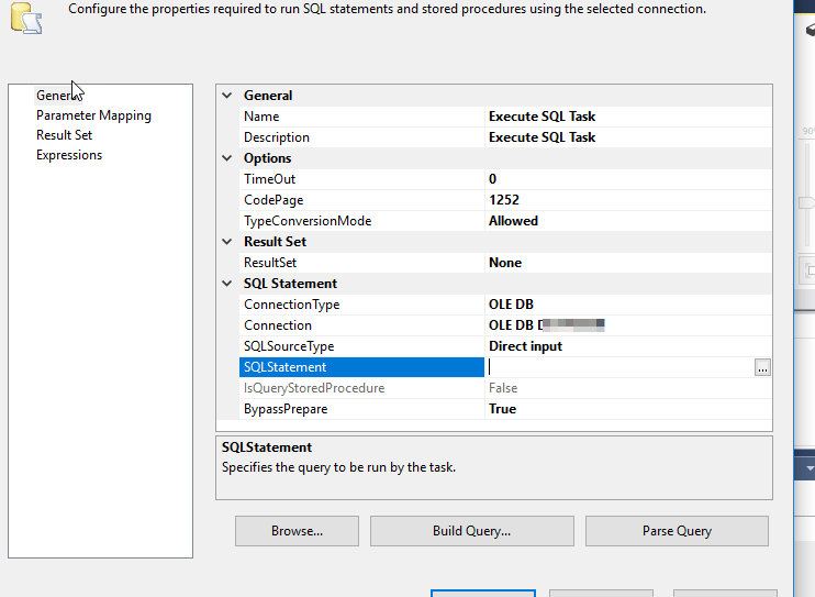 sql server SSIS Select * From (Variable Table) Execute SQL Task