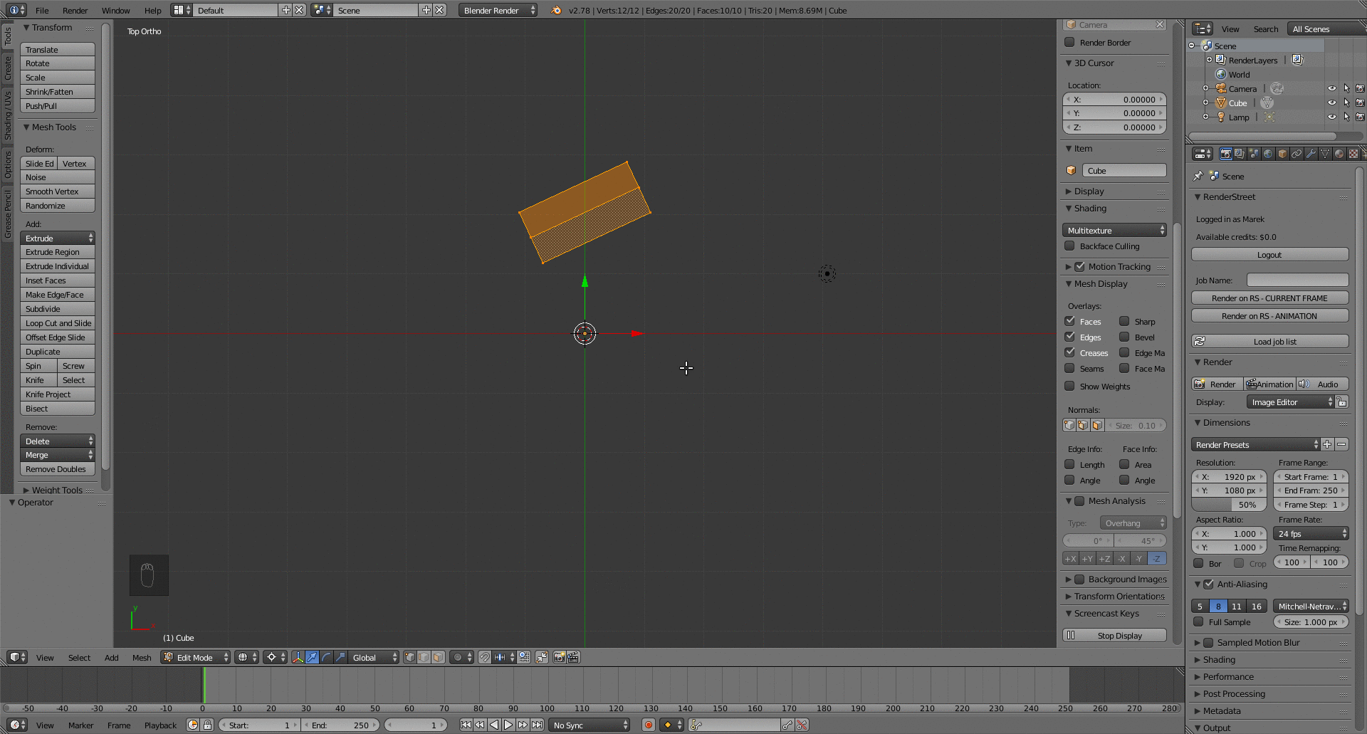 vertices How to mirror or flip duplicates in edit mode? Blender