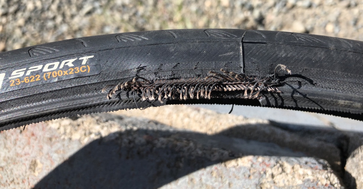 damage Tire blowout on long descent Bicycles Stack Exchange