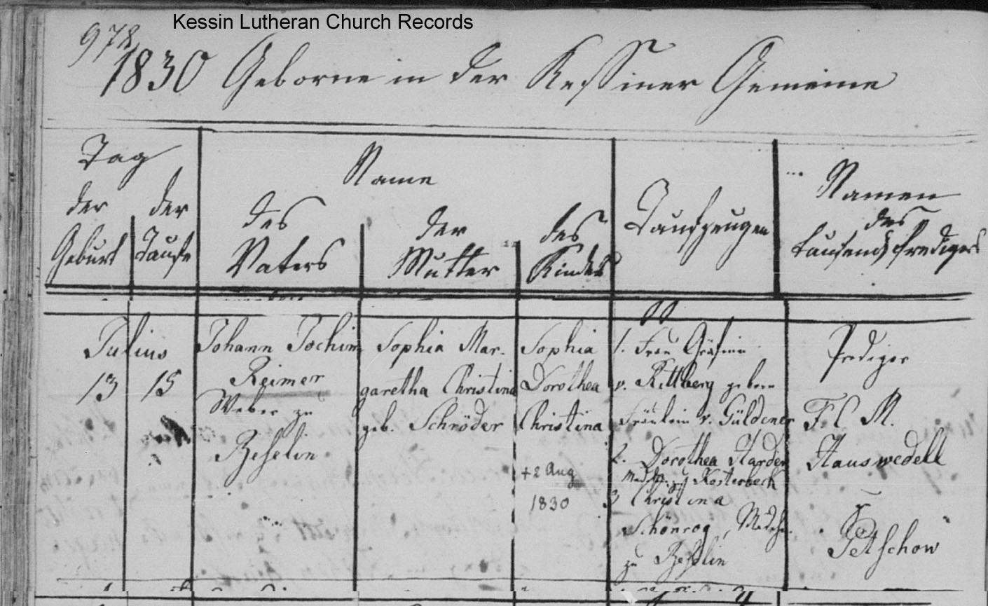 germany Which of these German birth records is correct? Genealogy