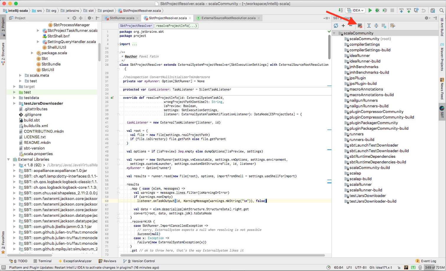 scala How to open SBT Tool Window in Intellij? Stack Overflow