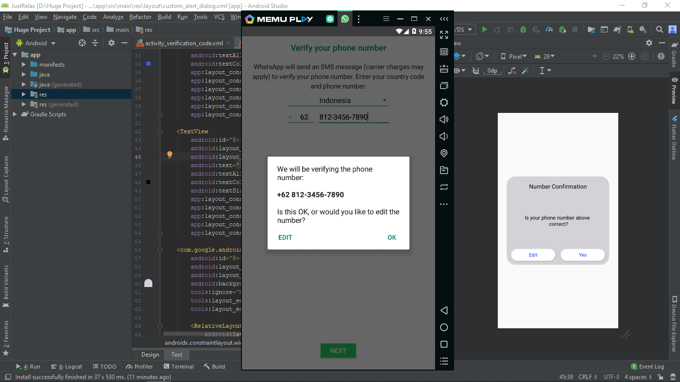 java Passing Extra data over android custom alert dialog Stack Overflow