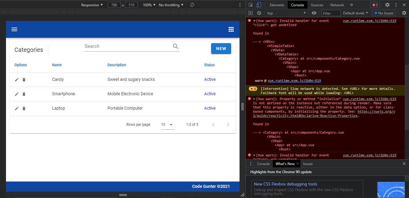 javascript Can't validate vtextfield [migrating from older version