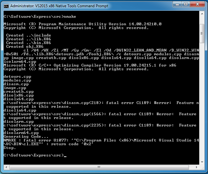 hook How to build Microsoft Detours Express Version 3.0? Stack Overflow