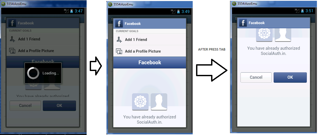android Facebook Authentication Page Scroll Issue? Stack Overflow