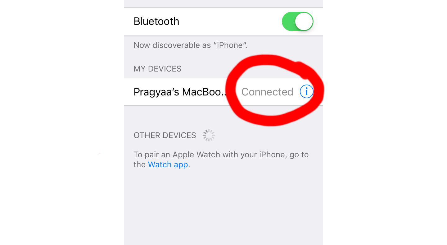 iphone Airdrop not working; Bluetooth connected. Did all other