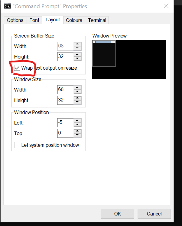 windows 7 How to stop vim from automatically scrolling while typing