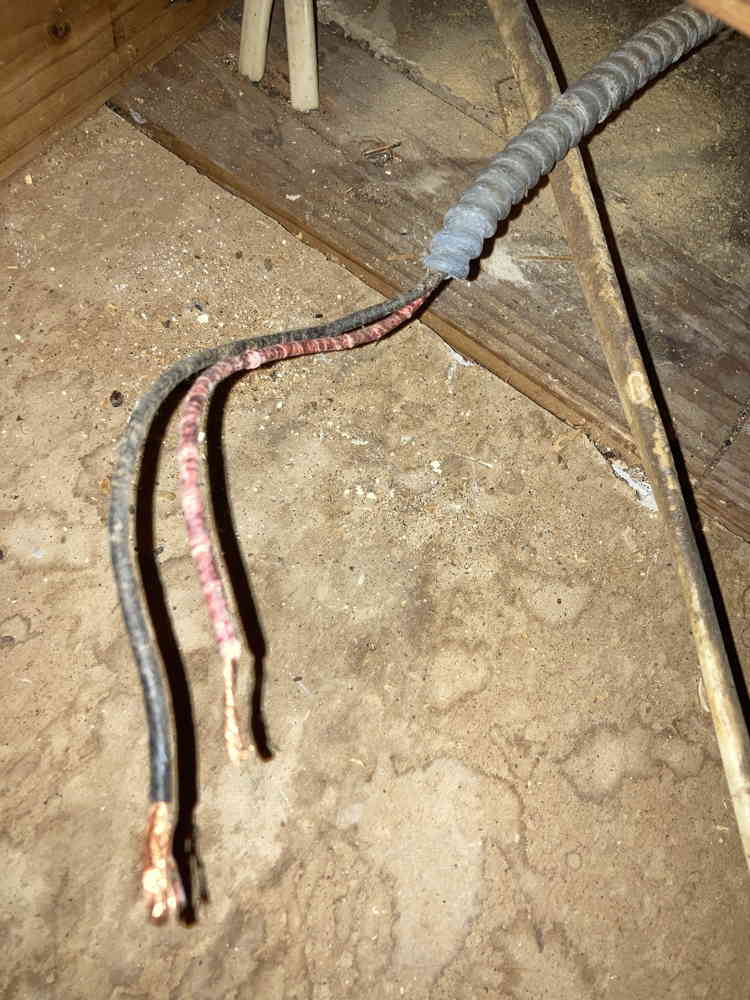 electrical Why are red & black stranded wires connected to neutral