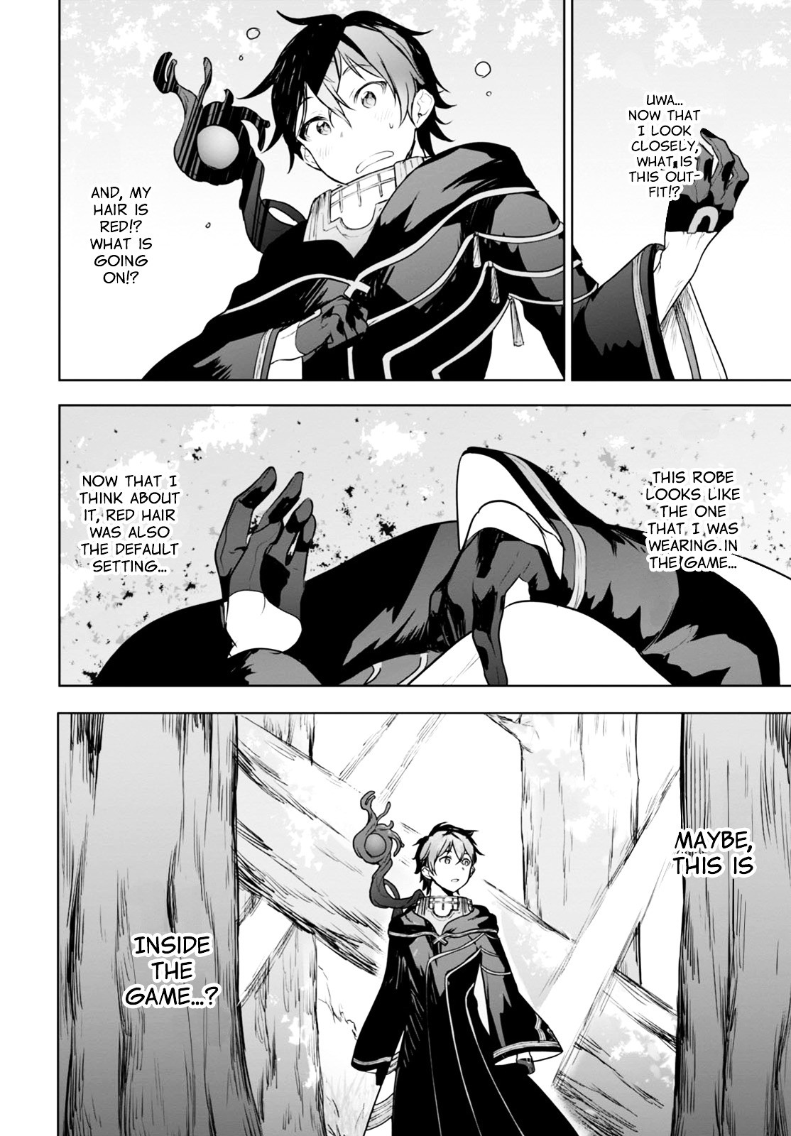 story identification Isekai manga where the protagonist wakes up in a