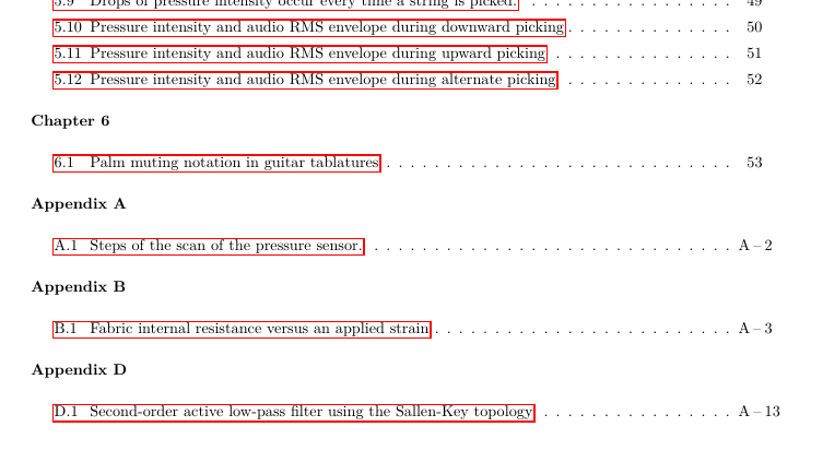 Does the appendix in a dissertation have page numbers