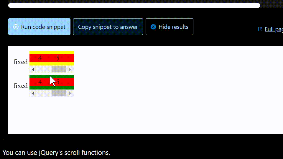 javascript How to scroll items simultaneously when they are within a