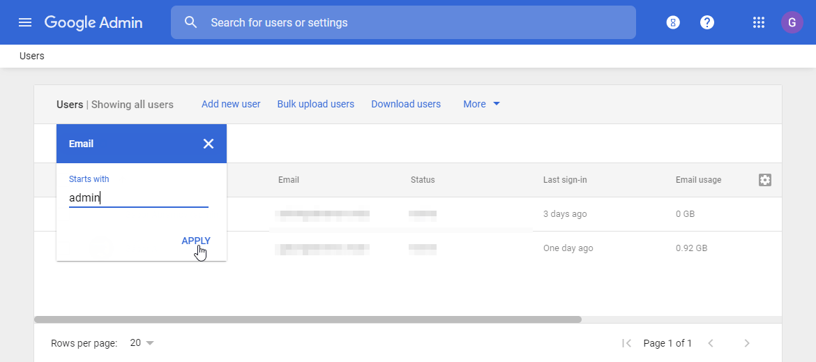 datatable Google Material Design Complex Conditional Filtering