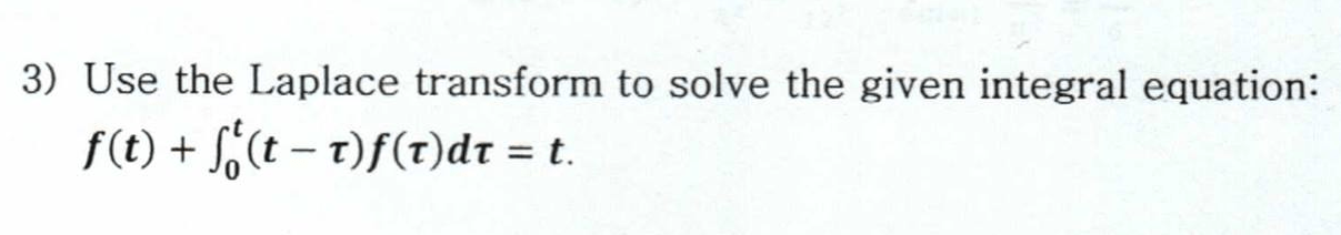 integration use laplace transform to solve the given integral
