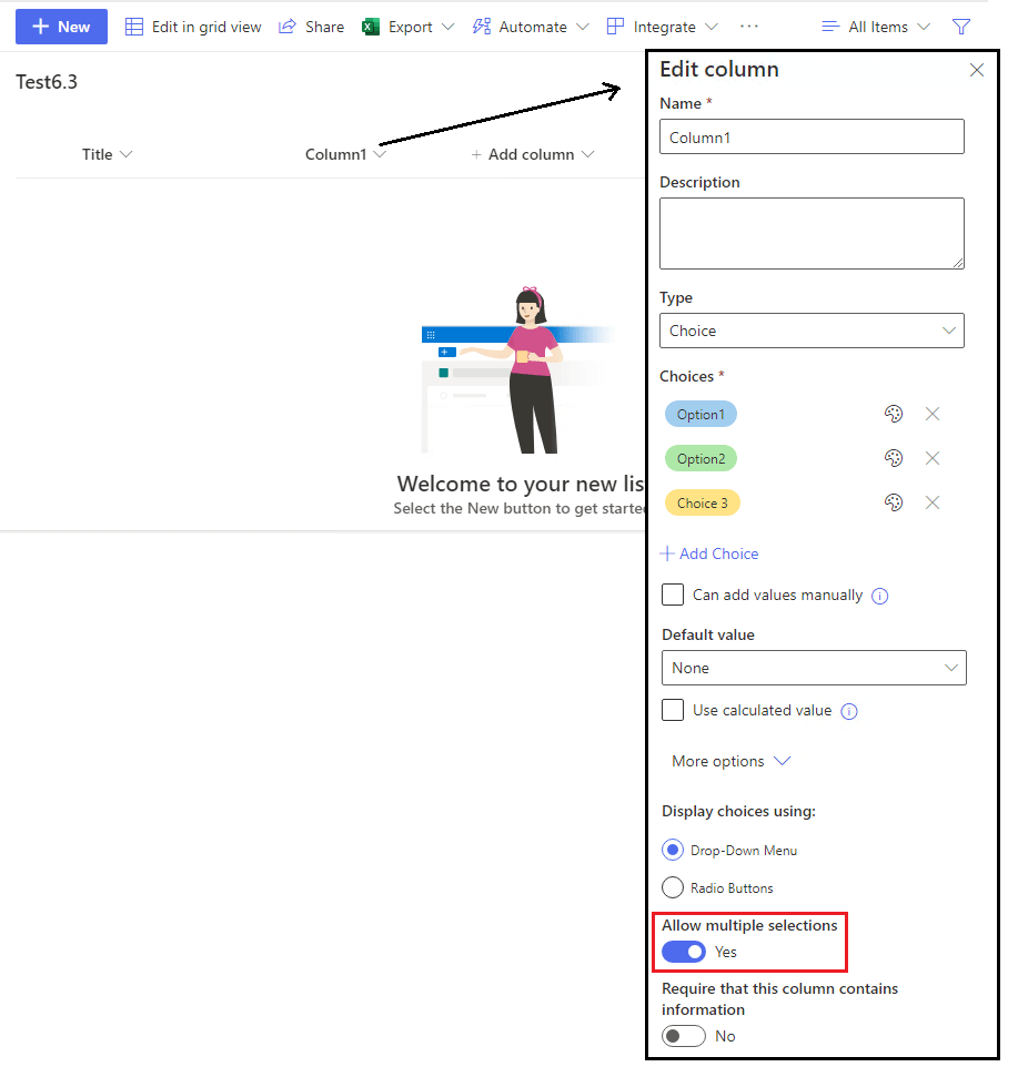 SharePoint List (Calculated Column adjusted to allow Multiple