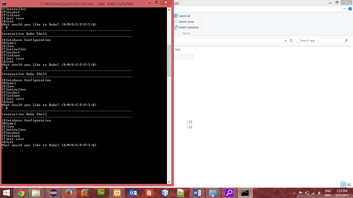 cakephp error in baking database in cake php Stack Overflow