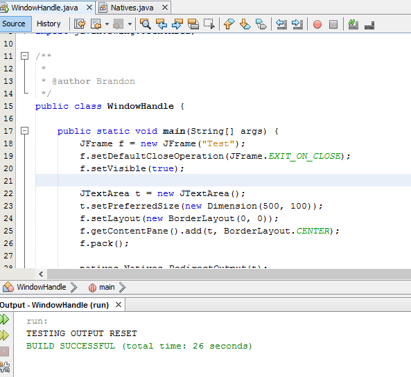 java Redirect Shared Library Output Stack Overflow