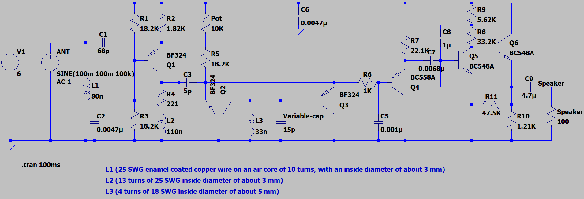 rf Why doesn't this FM receiver work in LTspice? Electrical