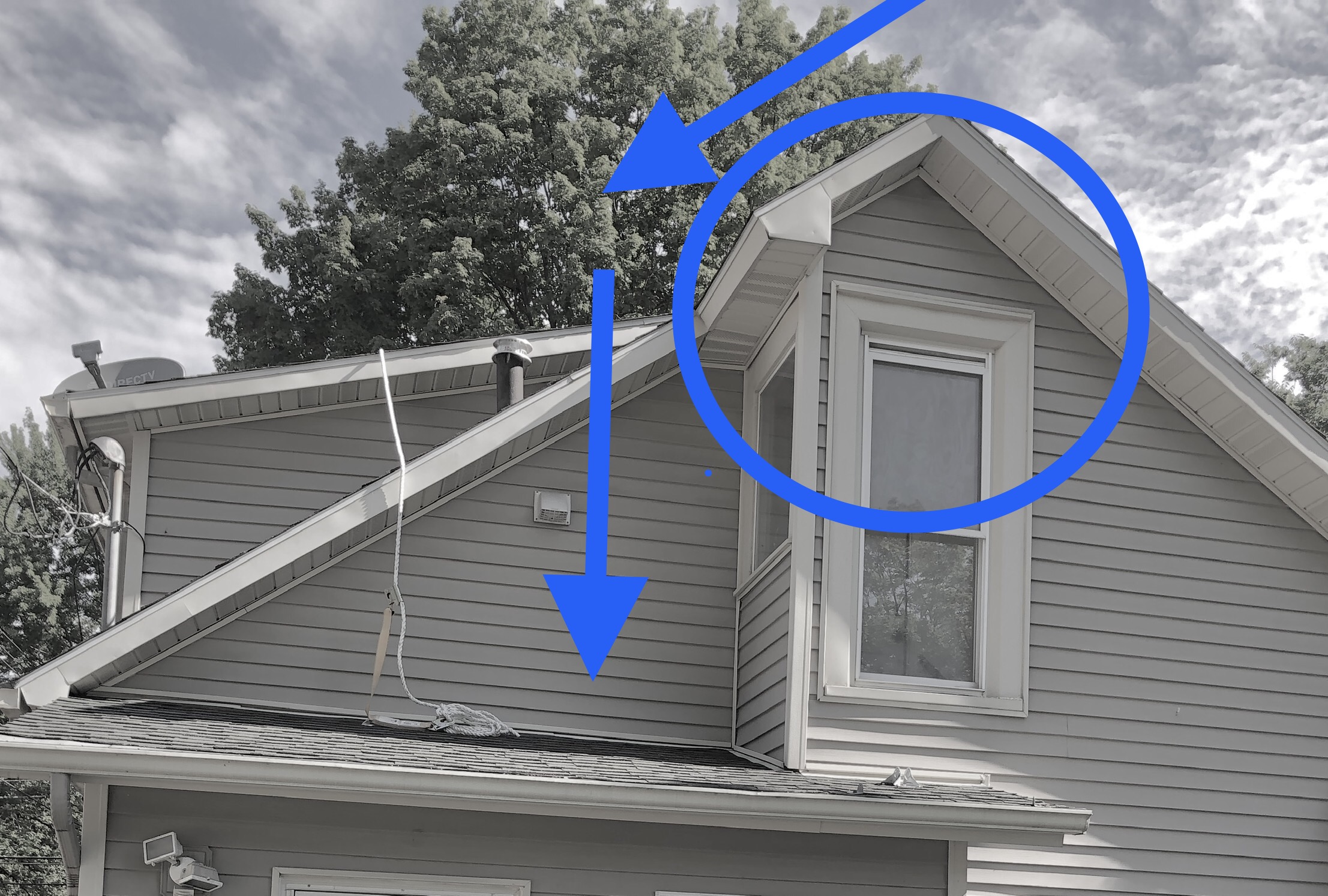 water How to handle rainwater on this awkward roof edge? Home