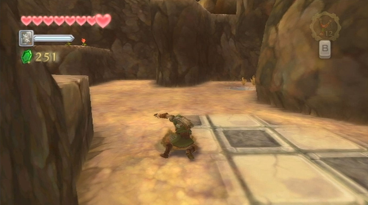 zelda skyward sword Where do I find the 5 Pieces of Key, required to enter the Earth Temple
