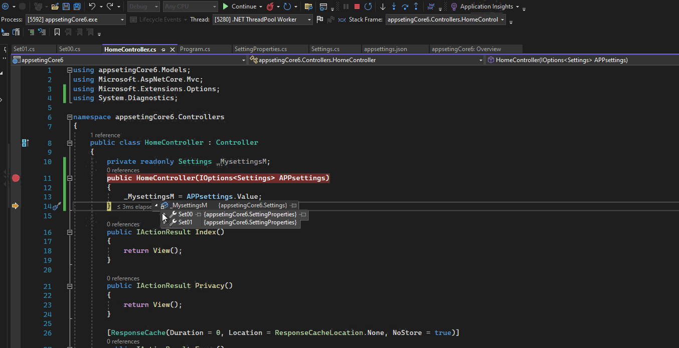 unable to correctly read multivalue settings from appsettings.json in