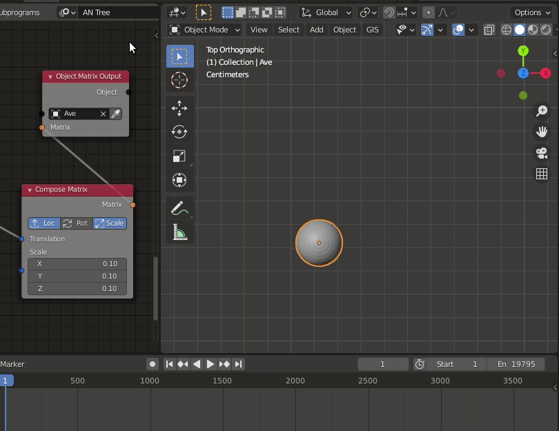 It can't emit particles with animation node Blender