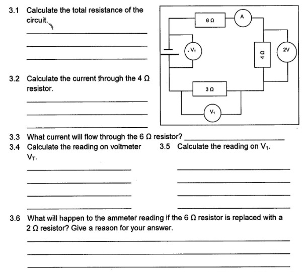 circuit analysis How do you calculate reading on a voltmeter, without