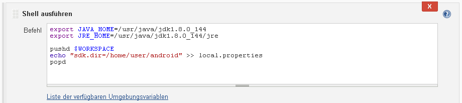 jenkins Execution failed for task 'app