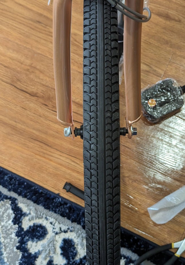 cruiser Is this bike fork misaligned? Bicycles Stack Exchange