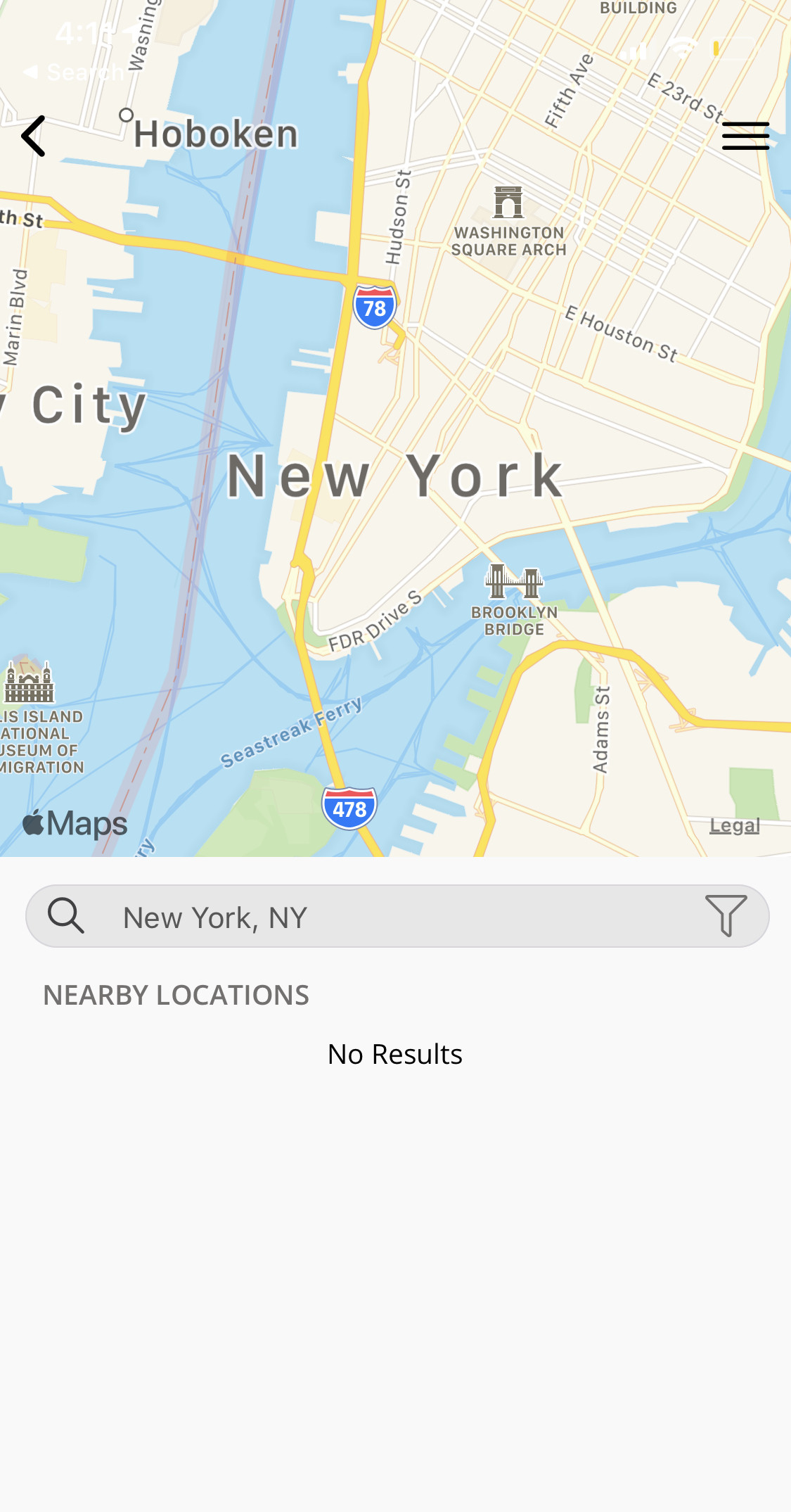 Issue querying Google Places API on React Native for iOS