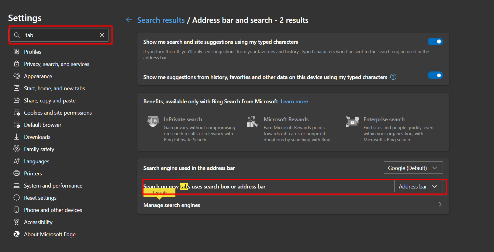 windows 10 Edge new tab focus behavior Super User