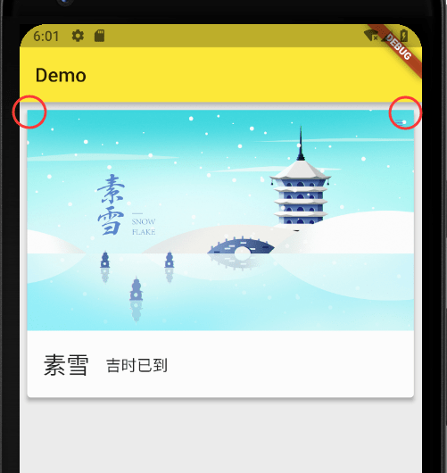 Flutter card top radius is covered by Image Stack Overflow