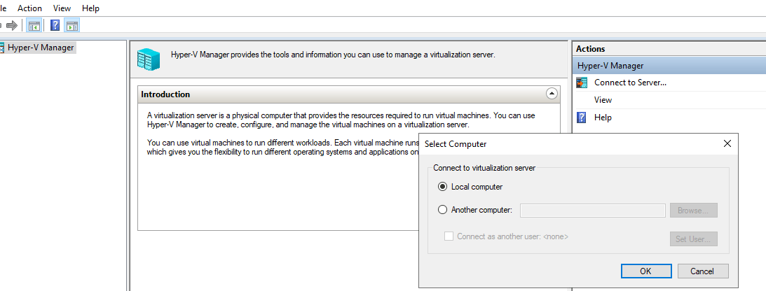 the hyper-v virtual machine management service encountered an.