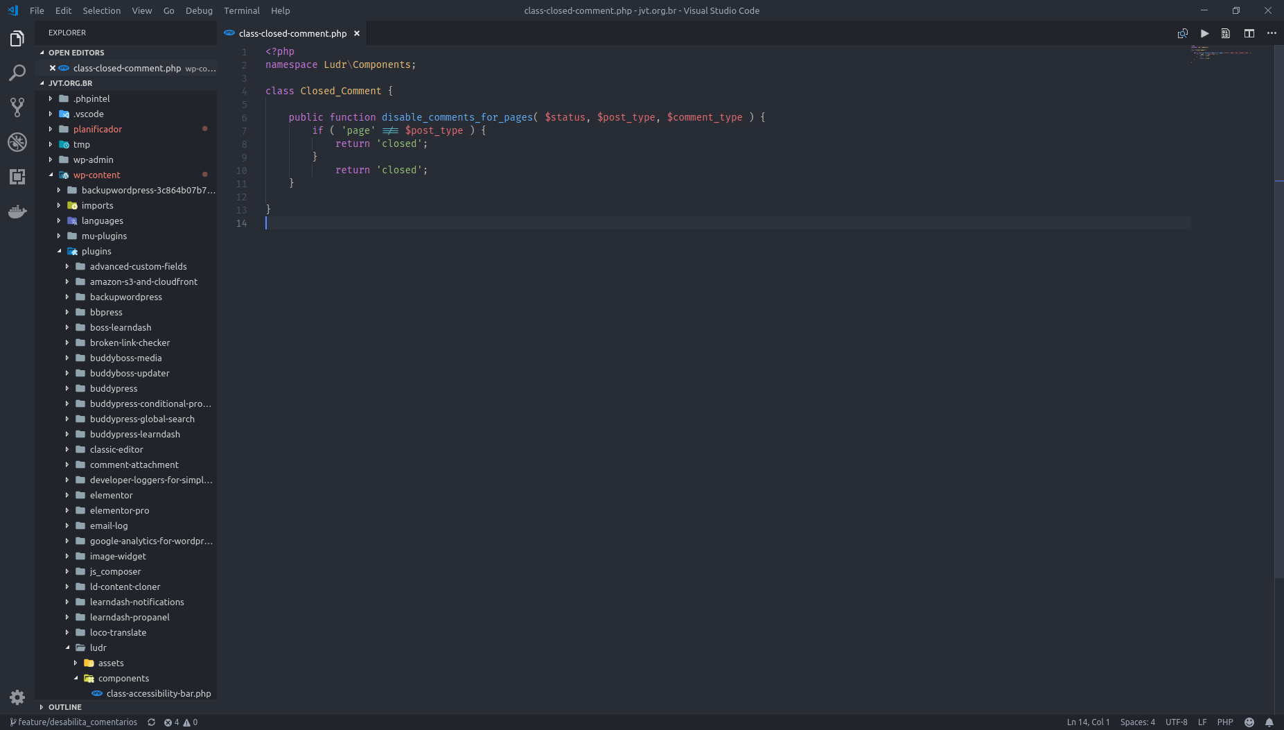 visualstudiocode How to change size, color and add Bold to folders