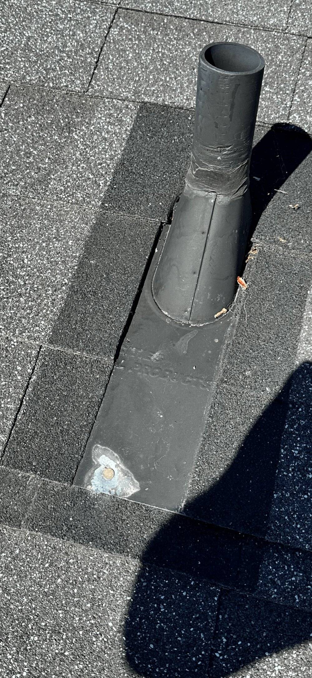 waterproofing Tar and nails failing on roof boot. How to fix? Home Improvement Stack Exchange